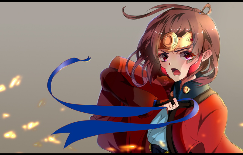 artwork, 4K, anime girls, Kabaneri of the Iron Fortress, Mumei, anime