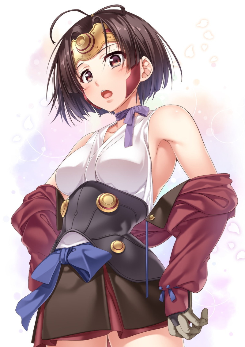 720P, anime girls, Mumei, Kabaneri of the Iron Fortress, anime, short hair