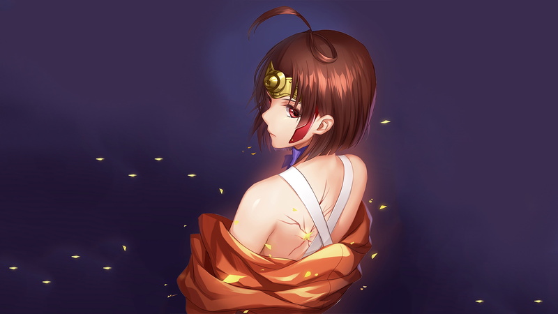 anime girls, 4K, Mumei, looking back, Kabaneri of the Iron Fortress