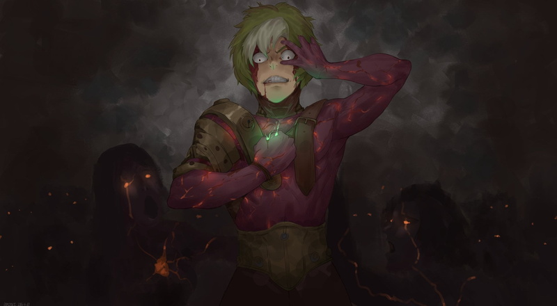 Koutetsujou no Kabaneri, beauty, adult, front view, human representation, Anime, Kabaneri of the Iron Fortress, 1080P, paint, one person, Ikoma (Koutetsujou no Kabaneri)
