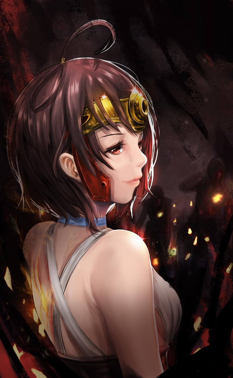 4K, Koutetsujou no Kabaneri, short hair, Mumei