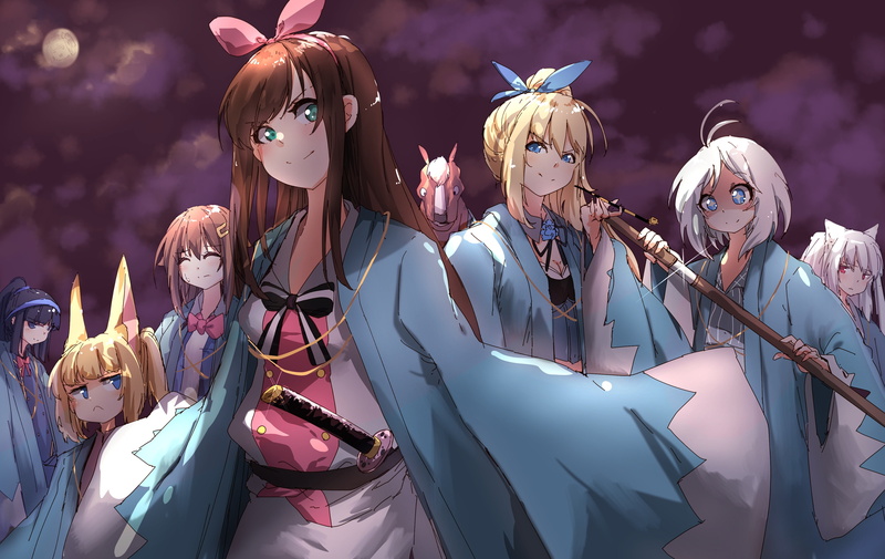 260389, 2K, tokino, konachan, kizuna, (artist), com, sora, nora, sketch, tagme, cat, akari, mirai, channel, parody, (character)