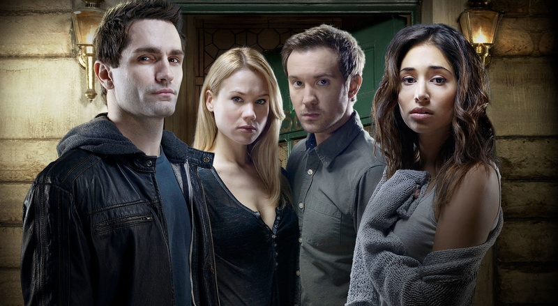 Movies, Sam Witwer, Being Human, Movie, Sally, adolescence, Aidan, Sam Huntington, clothing, casual clothing, togetherness, 1080P, human, actors, Film