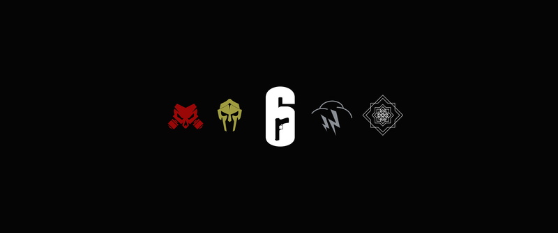 dark, Rainbow 6: Siege, Tom Clancys Rainbow Six, minimalism, 5K, black background