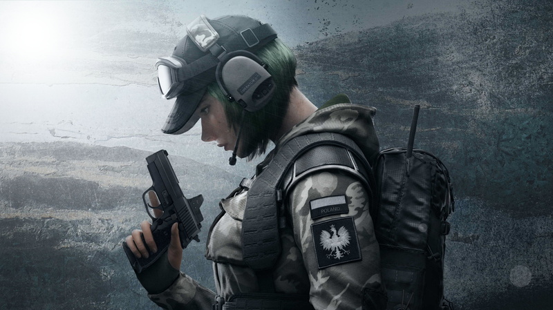 government, waist up, Games, 4K, machine gun, soldier, gas mask, men, clothing, profile view, communication, tom clancys rainbow six siege, ela, poland