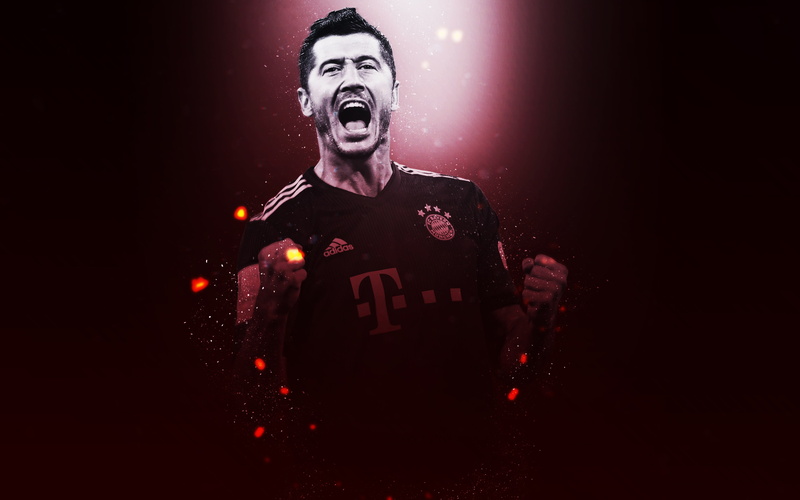 FC Bayern Munich, 4K, Polish, Robert Lewandowski, Soccer