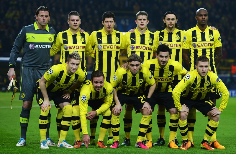 Santana, Bundesliga, Weidenfeller, Schmelzer, Robert Lewandowski, Borussia, Ilkay Gundogan, Mario Gotze, Piszczek, Jacub Blaszczykowski, Bender, Marco Reus