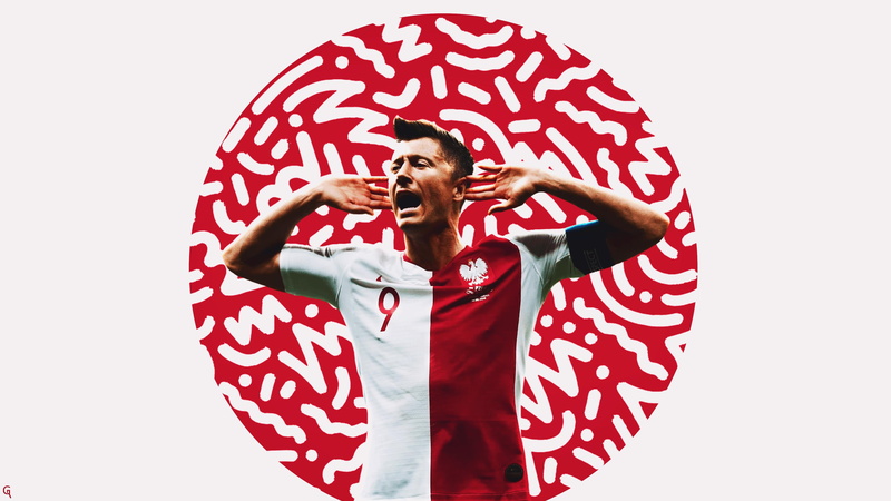 Robert Lewandowski, 4K, Soccer, Polish