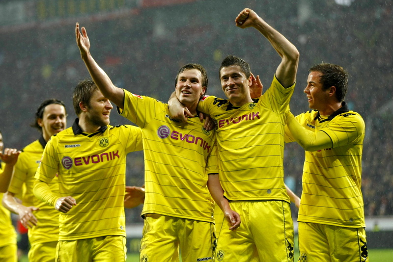 shirt, ball, adult, human body part, victory, black, teamwork, rivalry, jersey, Neven Subotic, fan - Enthusiast, Jacob Błaszczykowski, conquering Adversity