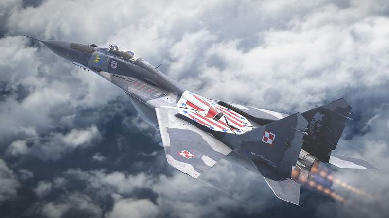 The MiG-29, Polish air force, Soviet multipurpose fighter, Fulcrum, OKB MiG, 1080P, the fourth generation