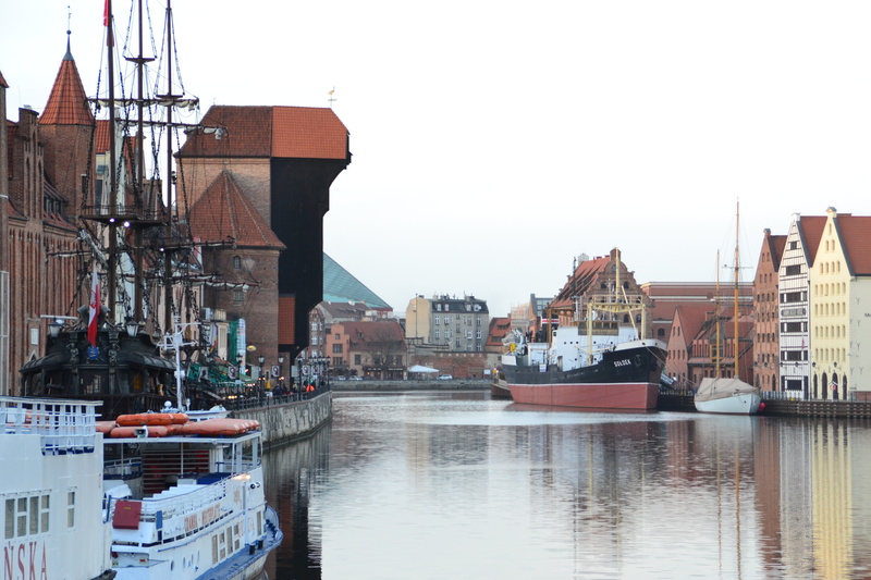 passenger craft, nature, moored, Poland, transportation, built structure, river, city, building, no people, water, day, clear sky, boat, sky, Gdańsk, ship