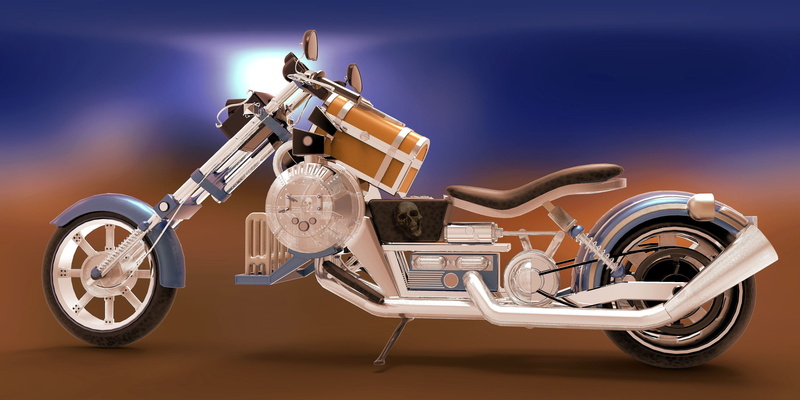 transportation, business, metal, machine part, classic, silver, turn off, three dimensional, machinery, motor bike, cyborg, silver colored, mode of transportation