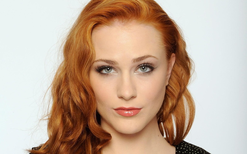1080P, actress, face, women, redhead, Evan Rachel Wood, portrait