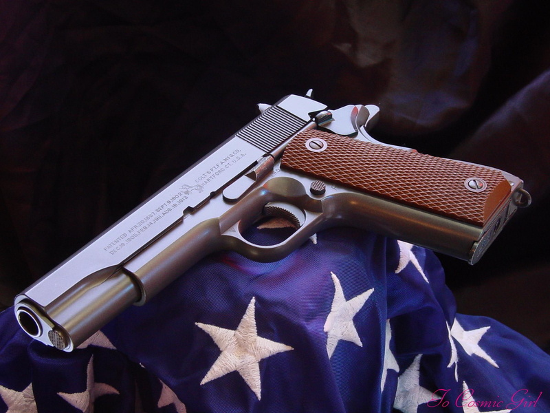 guns, weapons, handguns, 1080P, 1911, colt