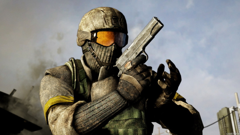 video games, handgun, hd, battlefield, soldier, 1080P