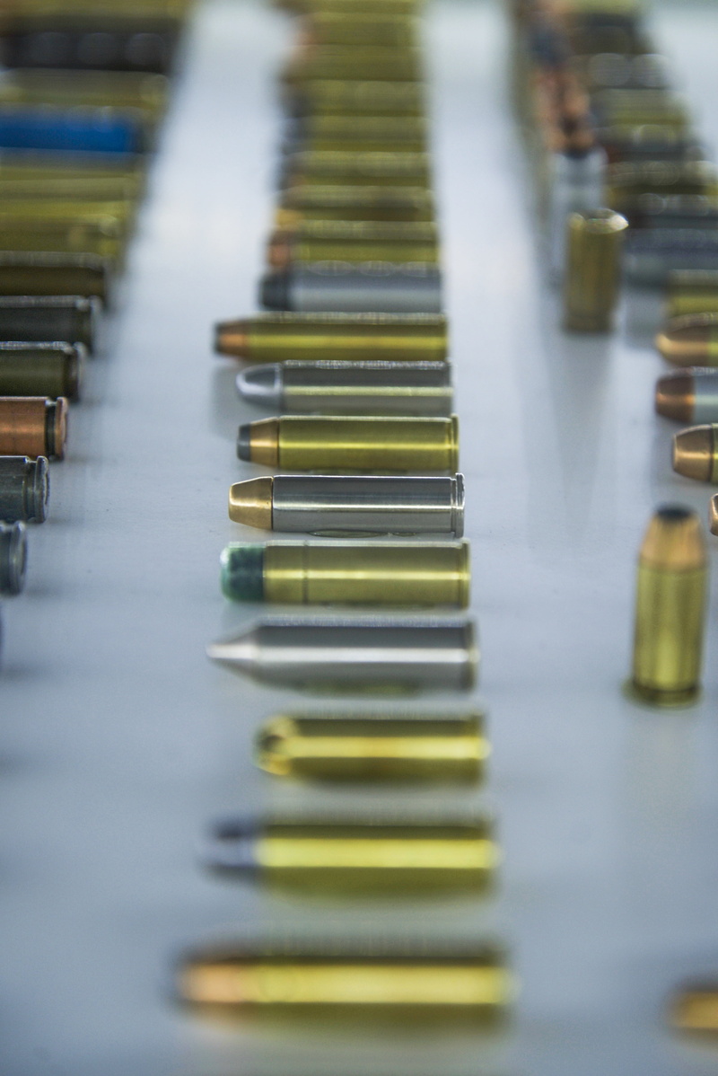 control, color, industry, technology, shooting, trigger, hollow, hollowpoint, no people, production line, equipment, gold, lead, gray, pistol, day, manufacturing equipment