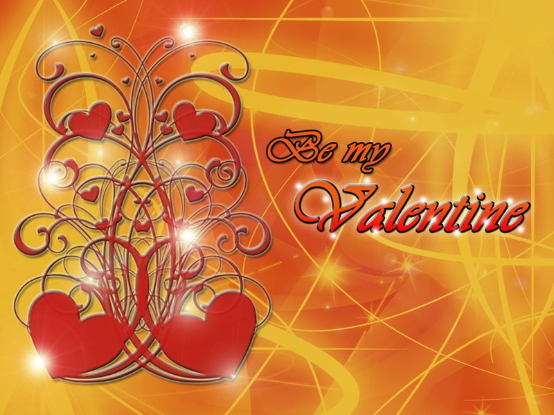 Love, Artistic, Orange, 480P, Heart, valentine, digital, Red, Valentines Day