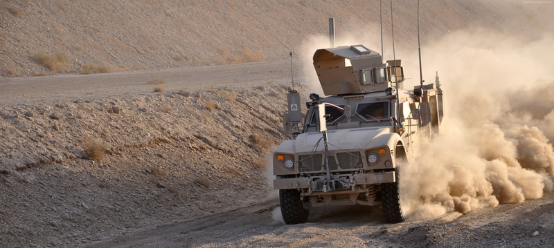 4K, desert, TerraMax, field, MRAP, dust, M-ATV, infantry mobility vehicle, Oshkosh