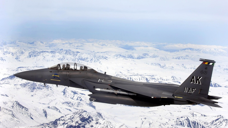 jets, day, plane, McDonnell Douglas F-15 Eagle, no people, aircraft, side view, 1080P, air force, military, sky, nature, beauty in nature, army, air vehicle