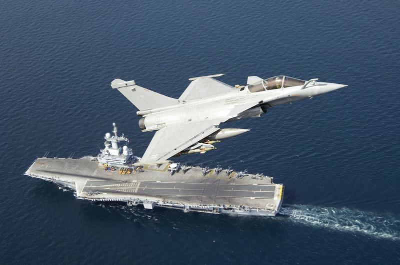 ship, navy, 1080P, water, motion, mode of transportation, transportation, Dassault Rafale, industry, high angle view, Jet Fighters, on the move, shipping