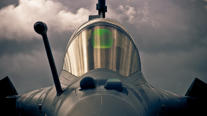aircraft, outdoors, rafale, cloud - sky, low angle view, weapon, building exterior, air vehicle, transportation, mode of transportation, 2K, dassault