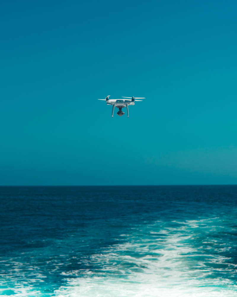luxury, mode of transportation, outdoors, sky, travel, bird, blue, clear sky, vehicle, motion, shoreline, drone, water, transportation, aerospace industry