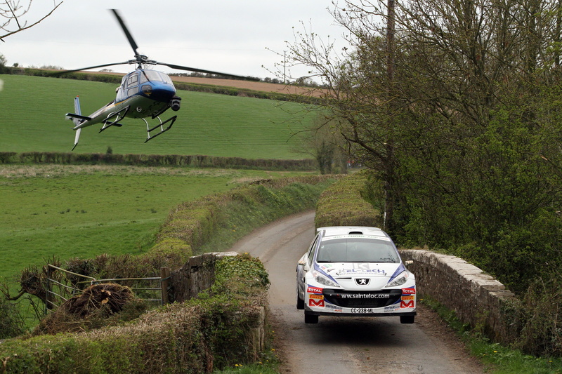 environment, grass, landscape, land vehicle, growth, helicopter view, green color, travel, nature, day, Rally, plant, rally cars, Ireland, land, car, Peugeot