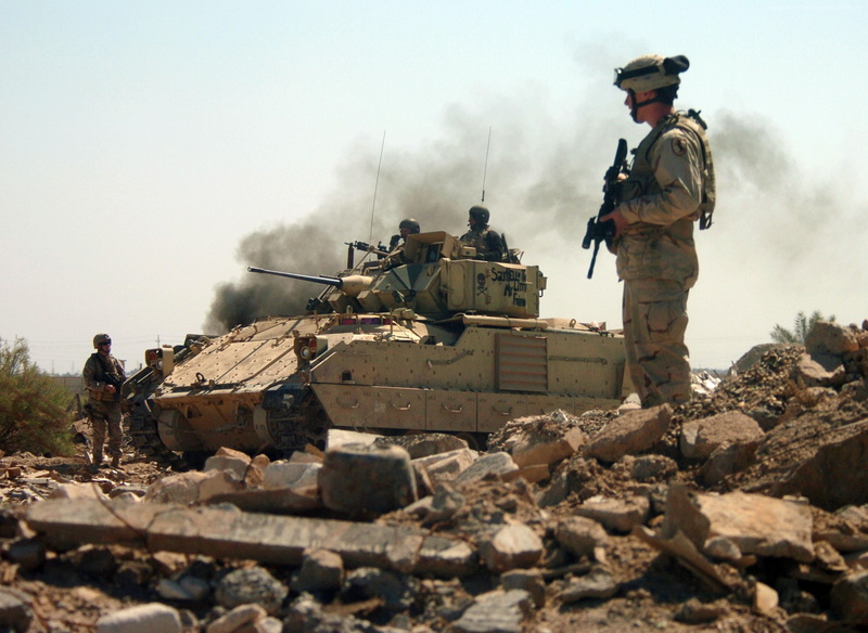 1080P, U.S. Army, Iraq, fighting vehicle, M3A2 Bradley