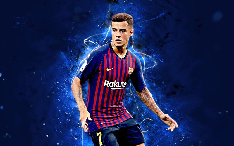 Philippe Coutinho, FC Barcelona, Brazilian, 2K, Soccer