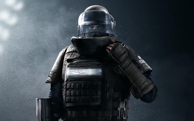 warning sign, six, gign, headwear, indoors, d, rainbow, waist up, game, standing, security, suit of armor, one person, safety, sign, rook, clothing, architecture