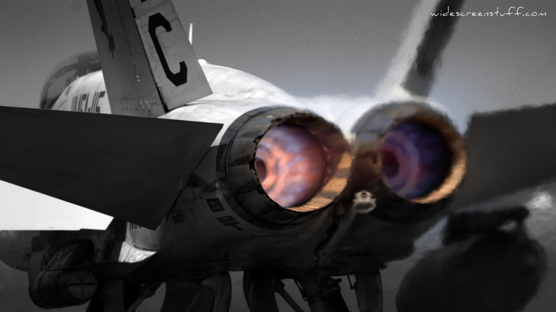 another, afterburning, golden, aircraft planes, runway, one, f-14, gold, rator, 1080P, contrail