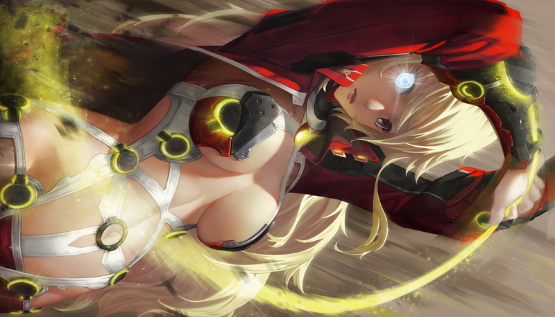anime girls, mecha girls, 720P