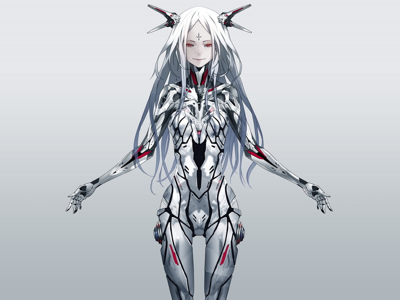 mecha girls, 720P, Redjuice, anime girls