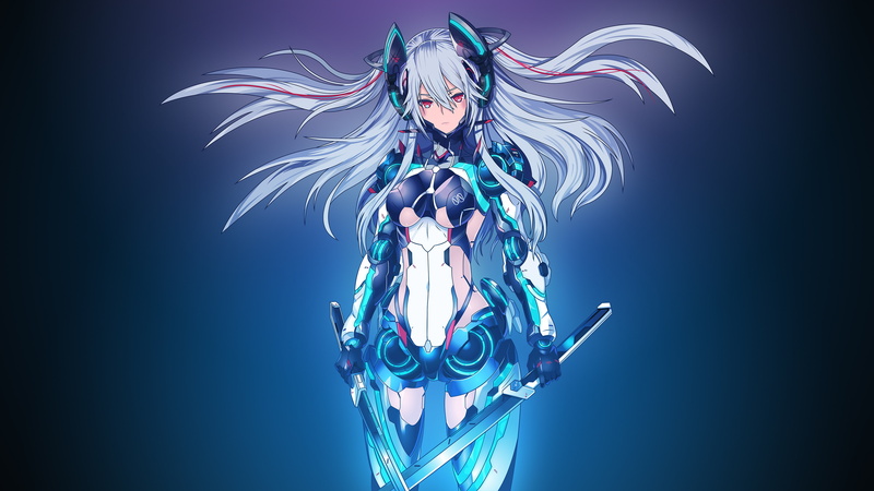 4K, 4K, Mecha Girl