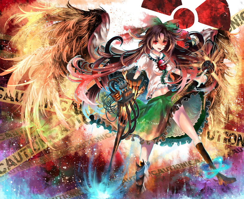 celebration, women, festival, young women, manga, lifestyles, portrait, 1080P, Reiuji Utsuho, untitled, leisure activity, multi colored, event, real people