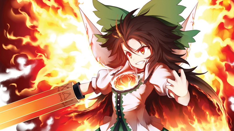1080P, Anime, Touhou, Utsuho Reiuji