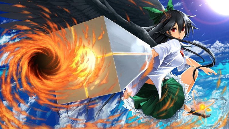 Utsuho Reiuji, 1080P, Touhou, Anime