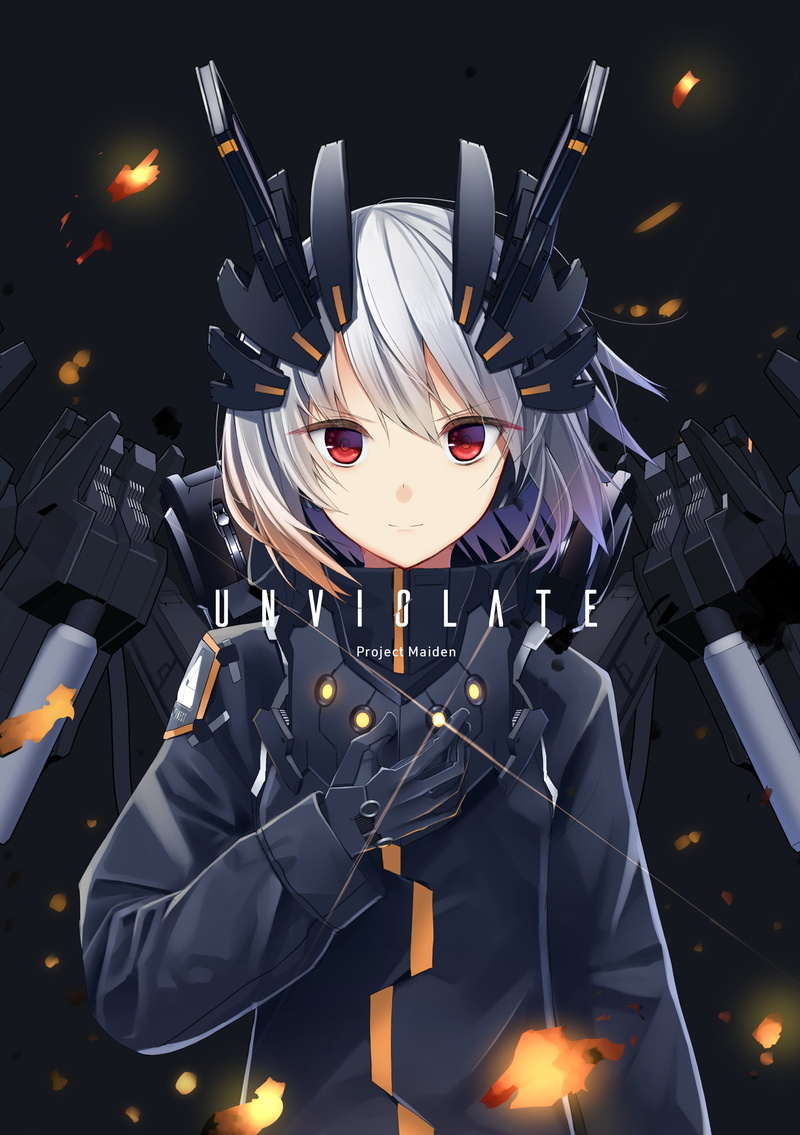anime mecha girl, 1080P, sci-fi, short hair, Anime, project maiden