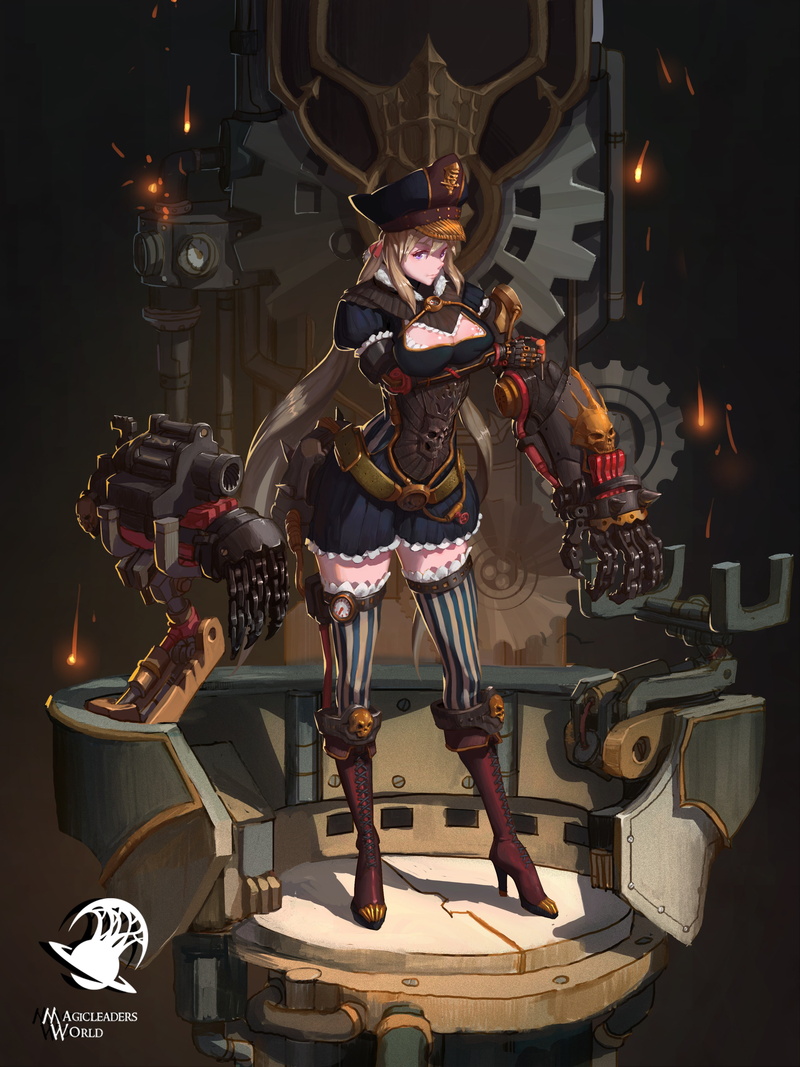 anime, cleavage, mecha girls, purple eyes, heels, open shirt, 4K, dress, anime girls, long hair