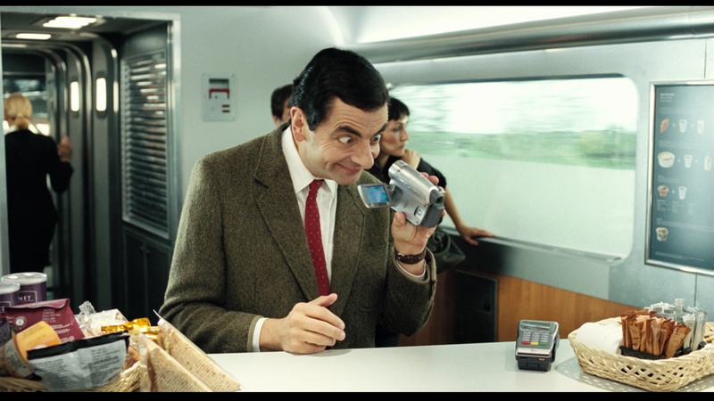 table, still, one person, holding, Mr. Bean, food and drink, food, waist up, glass, technology, bean, 1080P, connection, front view, movies, real people