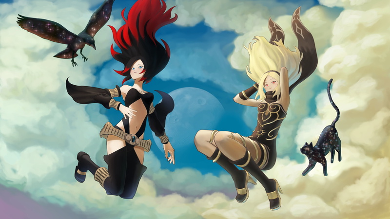 Dusty (Gravity Rush), Kat (Gravity Rush), Raven (Gravity Rush), Video Game, Gravity Rush, Crow (Gravity Rush), 2K