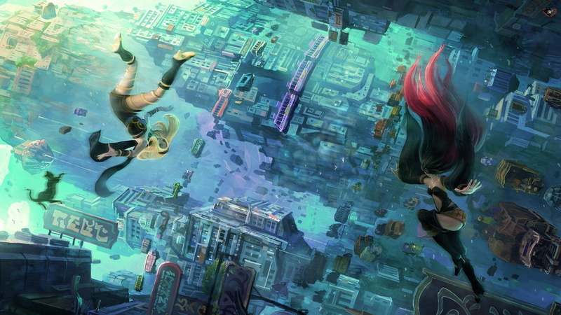 1080P, Video Game, Raven (Gravity Rush), Gravity Rush, Kat (Gravity Rush)