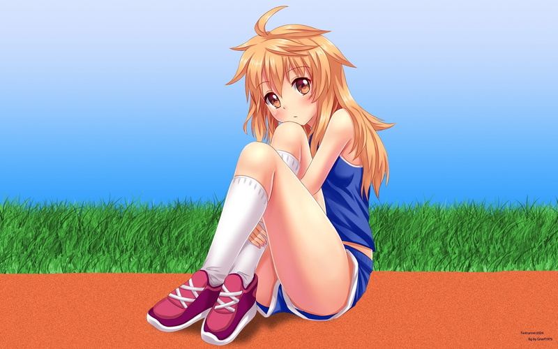 young adult, fast-runner-2024, fashion, 1080P, blond hair, adult, lifestyles, plant, outdoors, blue, hairstyle, young women, beauty, hair, land, Tiffy