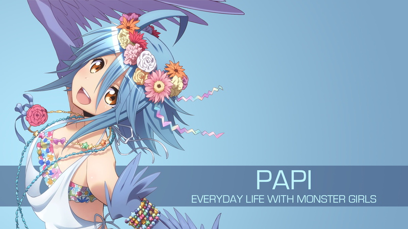 Monster Musume no Iru Nichijou, 4K, Papi (Monmusu), anime girls
