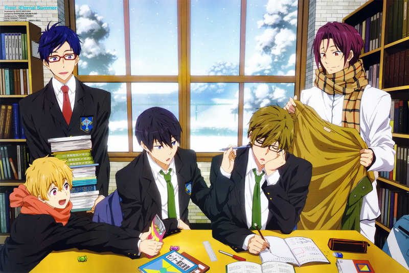 !, Makoto Tachibana, 1080P, Anime, Nagisa Hazuki, Rin Matsuoka, Rei Ryūgazaki, Haruka Nanase (!), Glasses
