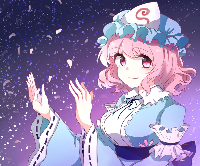 2K, Yuyuko Saigyouji, Anime, Touhou