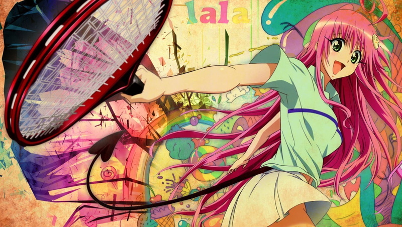 graffiti, outdoors, no people, full frame, Lala Satalin Deviluke, close-up, creativity, anime girls, 720P, art and craft, anime, Snyp, festival, To Love-ru