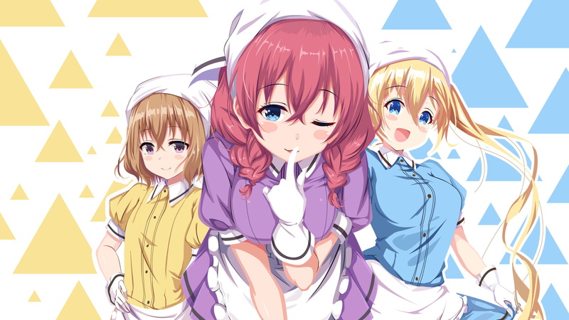1080P, Blend S, Mafuyu Hoshikawa, Kaho Hinata, Anime, Miu Amano