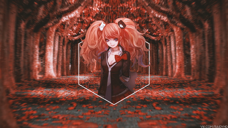 anime girls, anime, 4K, Enoshima Junko, picture-in-picture