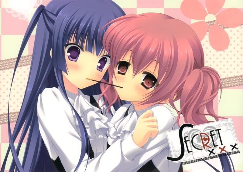 anime, people, hazumi rio, cartoon, close-up, young Adult, hug, men, sunlight, real people, girls, day, vector, look, image, inu x boku ss, backgrounds